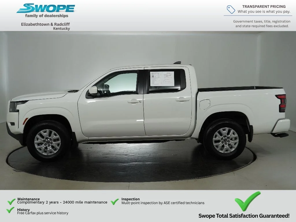Used 2023 Glacier White Nissan SV image 7