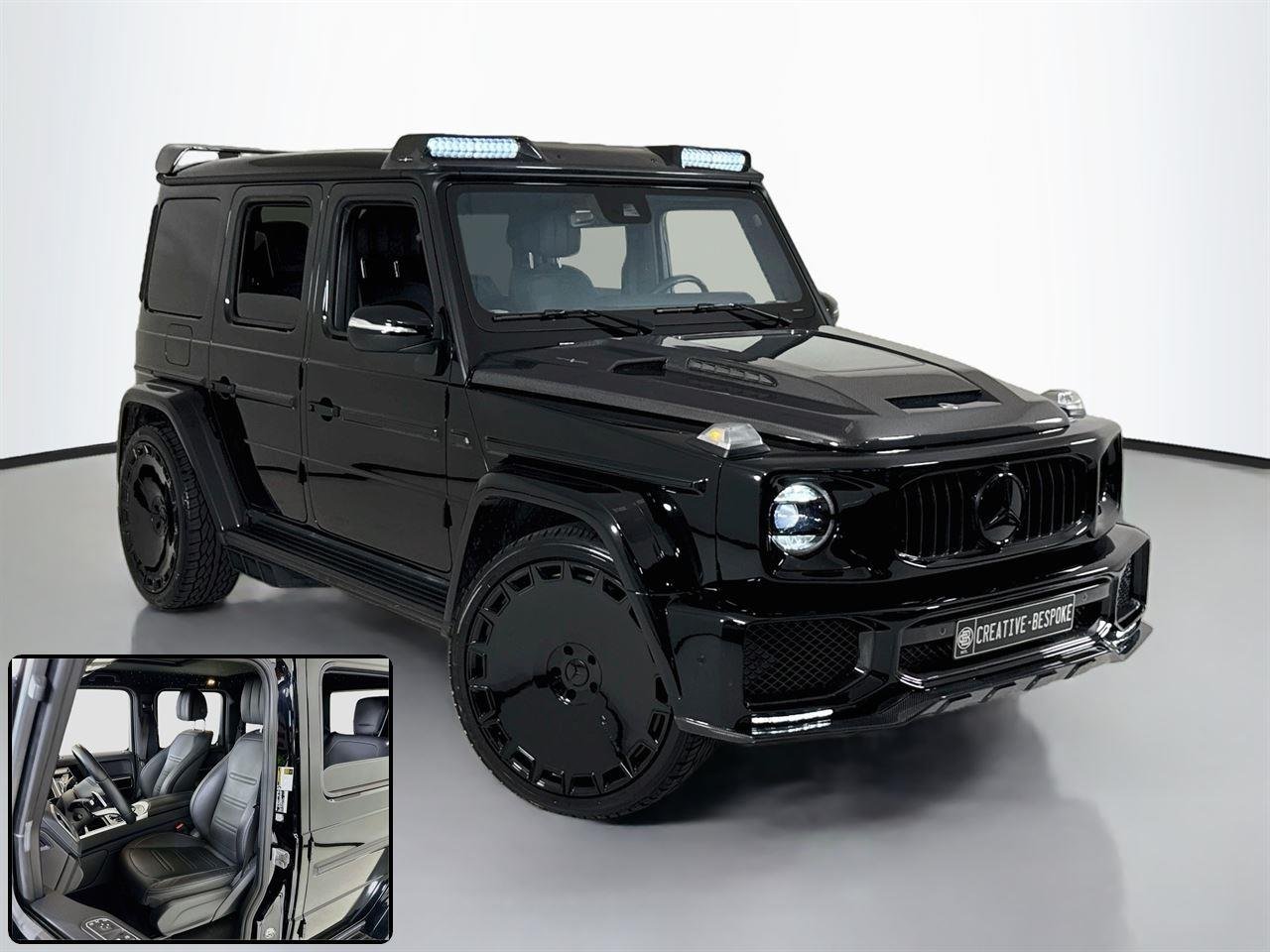 Used 2021 Black Mercedes-Benz G 550 | Carbon Widebody | Giovanna Wheels | Starlight Roof image 2