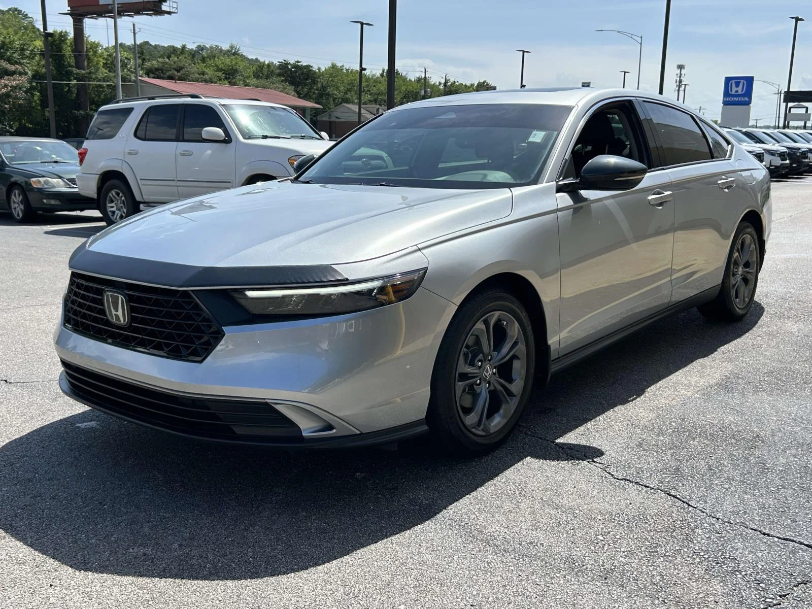 Certified Used 2024 Solar Silver Metallic Honda 1.5T EX image 4
