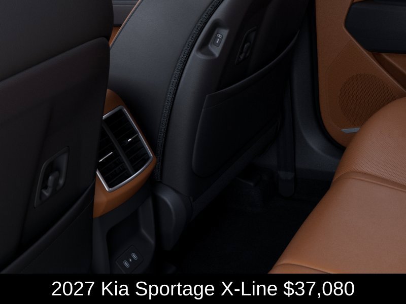 New 2027 Glacial White Pearl/Ebony Black Roof Kia X-Line image 26