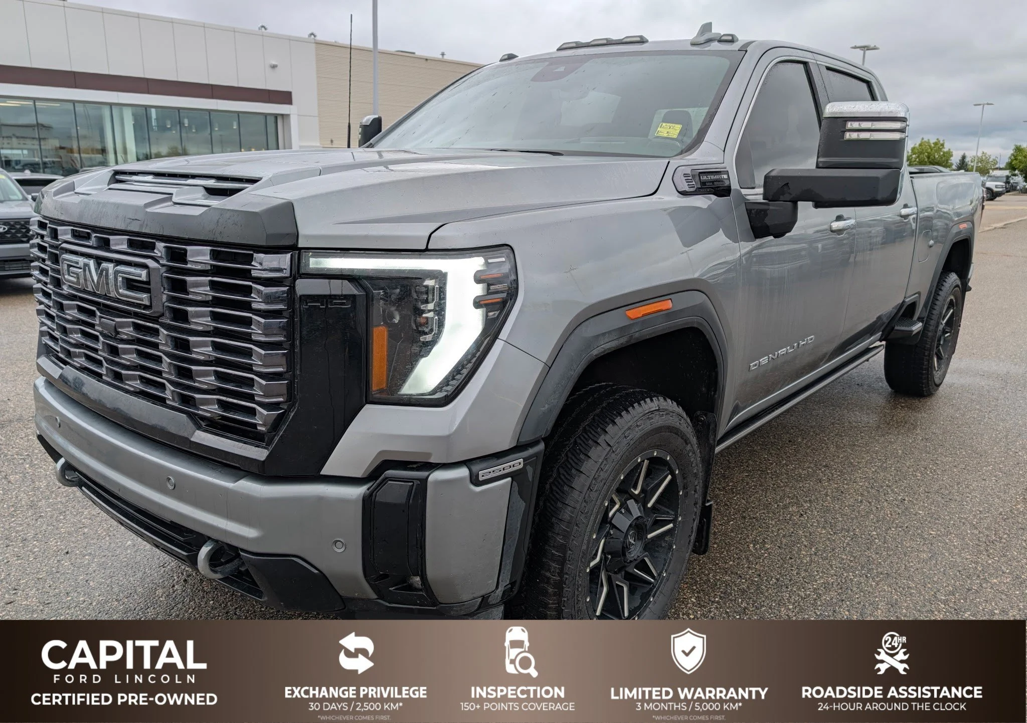 Used 2025 Sterling Grey Metallic GMC Crew Cab DENALI ULTIMATE image 1