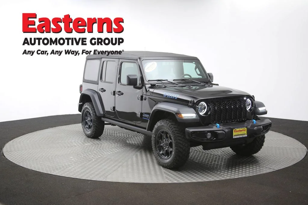 Used 2023 Black Jeep Willys 4xe image 52