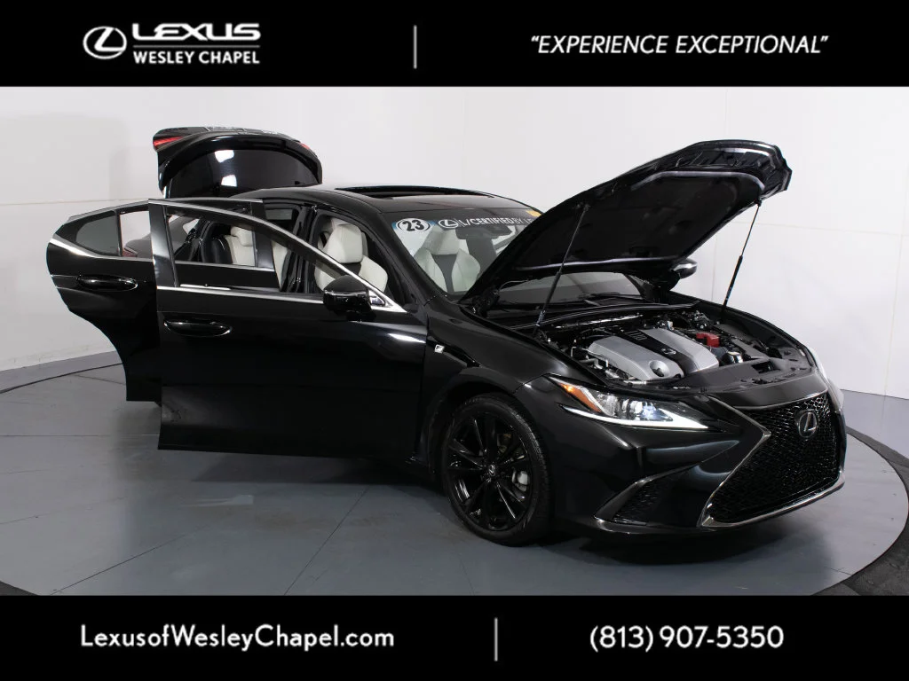 Certified Used 2023 Black Lexus 350 F Sport image 12