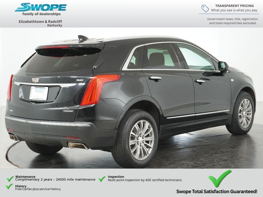Used 2017 Stellar Black Metallic Cadillac Luxury FWD image 3