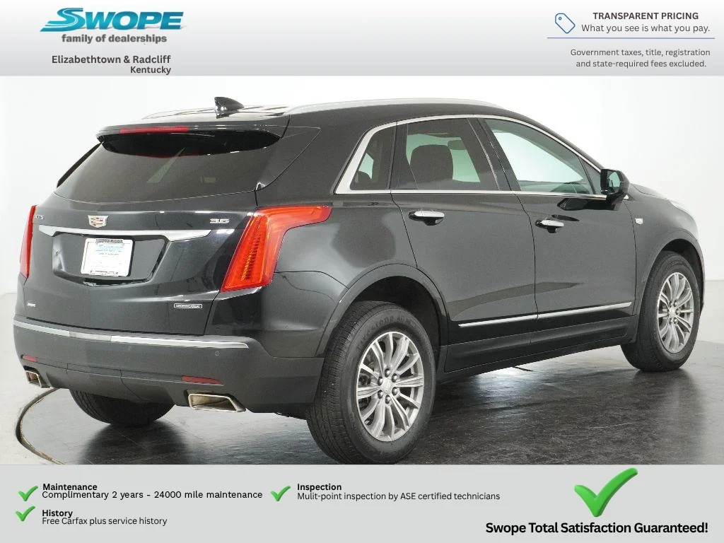 Used 2017 Stellar Black Metallic Cadillac Luxury FWD image 3