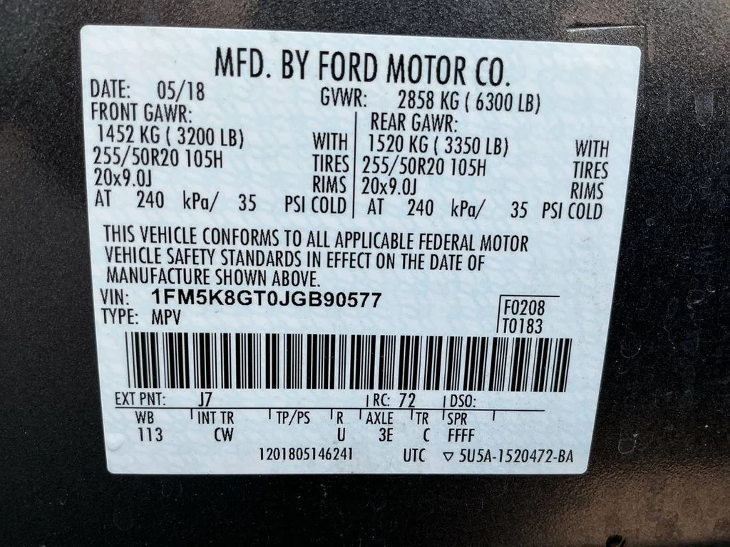 Used 2018 Gray Ford Sport image 25