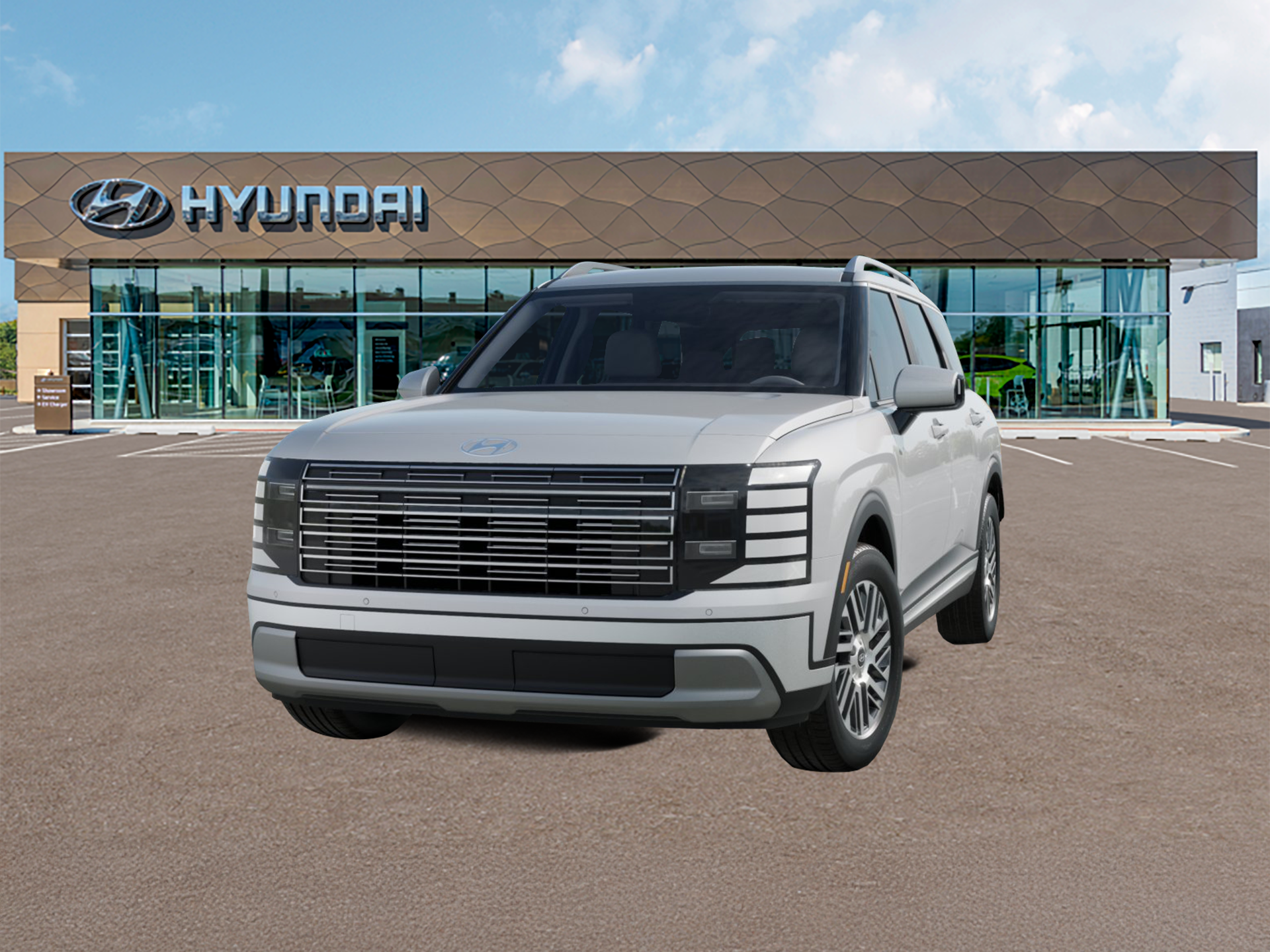 New 2026 White Hyundai SEL FWD image 1