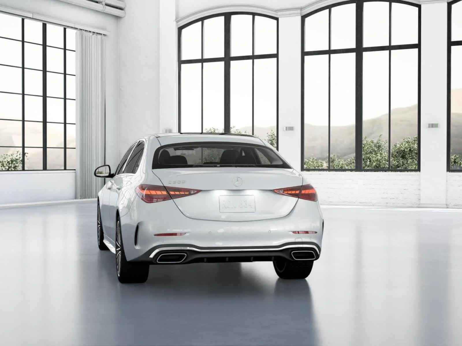 New 2026 MANUFAKTUR Moonlight White Metallic Mercedes-Benz C 300 image 24