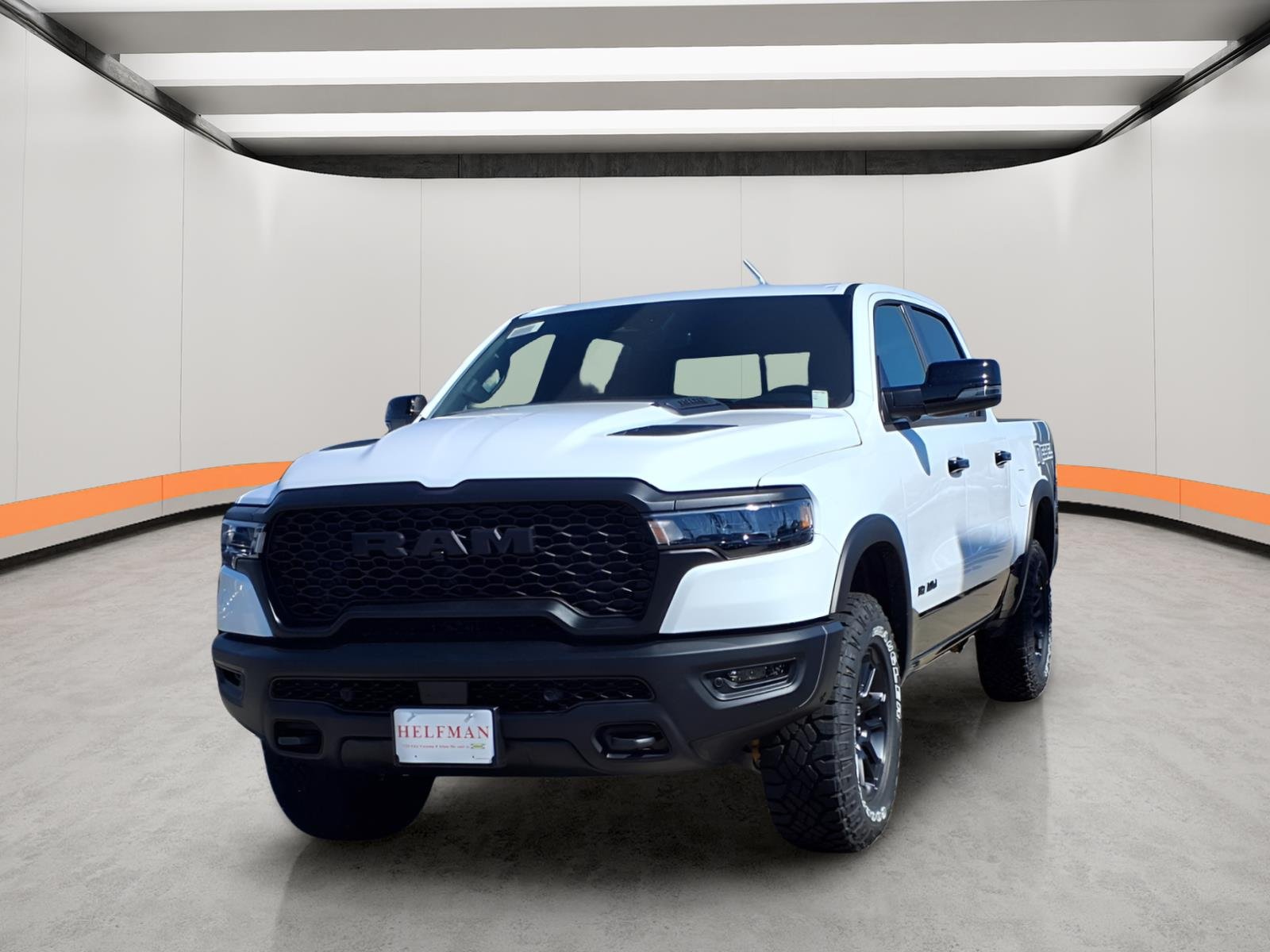 New 2026 Bright White Clear-Coat Exterior Paint RAM Rebel image 3