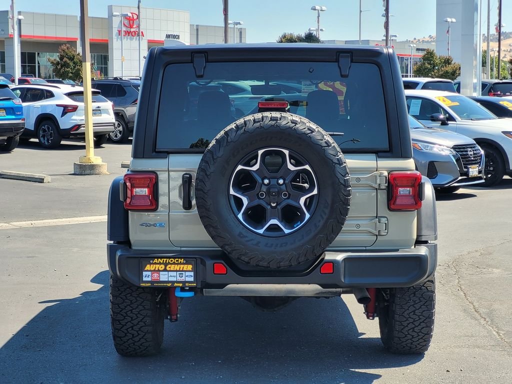 Used 2022 Beige Jeep Unlimited Rubicon 4xe image 5