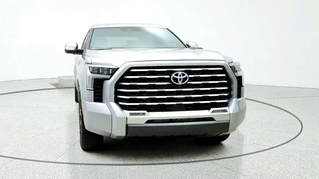Used 2024 Celestial Silver Metallic Toyota Capstone Hybrid CrewMax 5.5