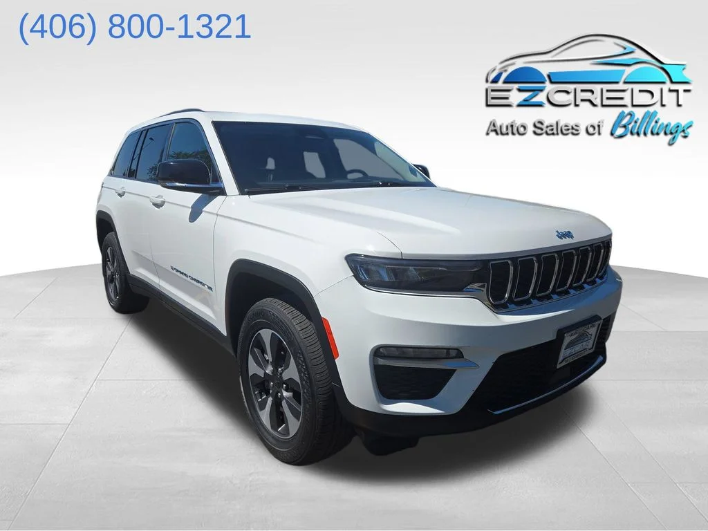 Used 2024 Bright White Clearcoat Jeep 4xe image 1