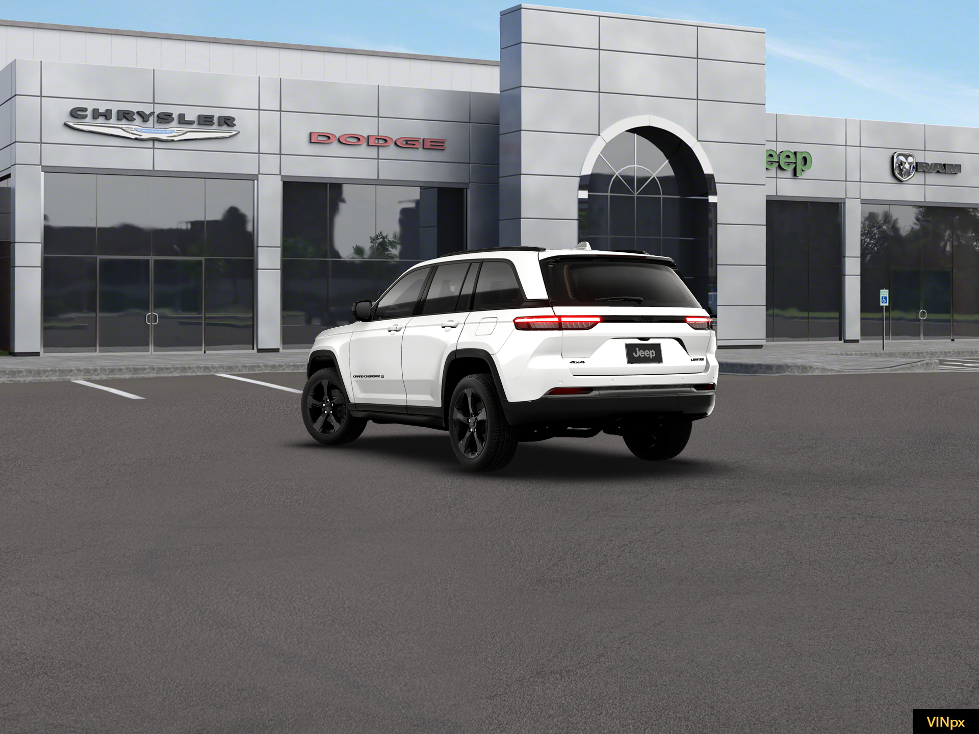 New 2026 Bright White Clear-Coat Exterior Paint Jeep Limited image 31