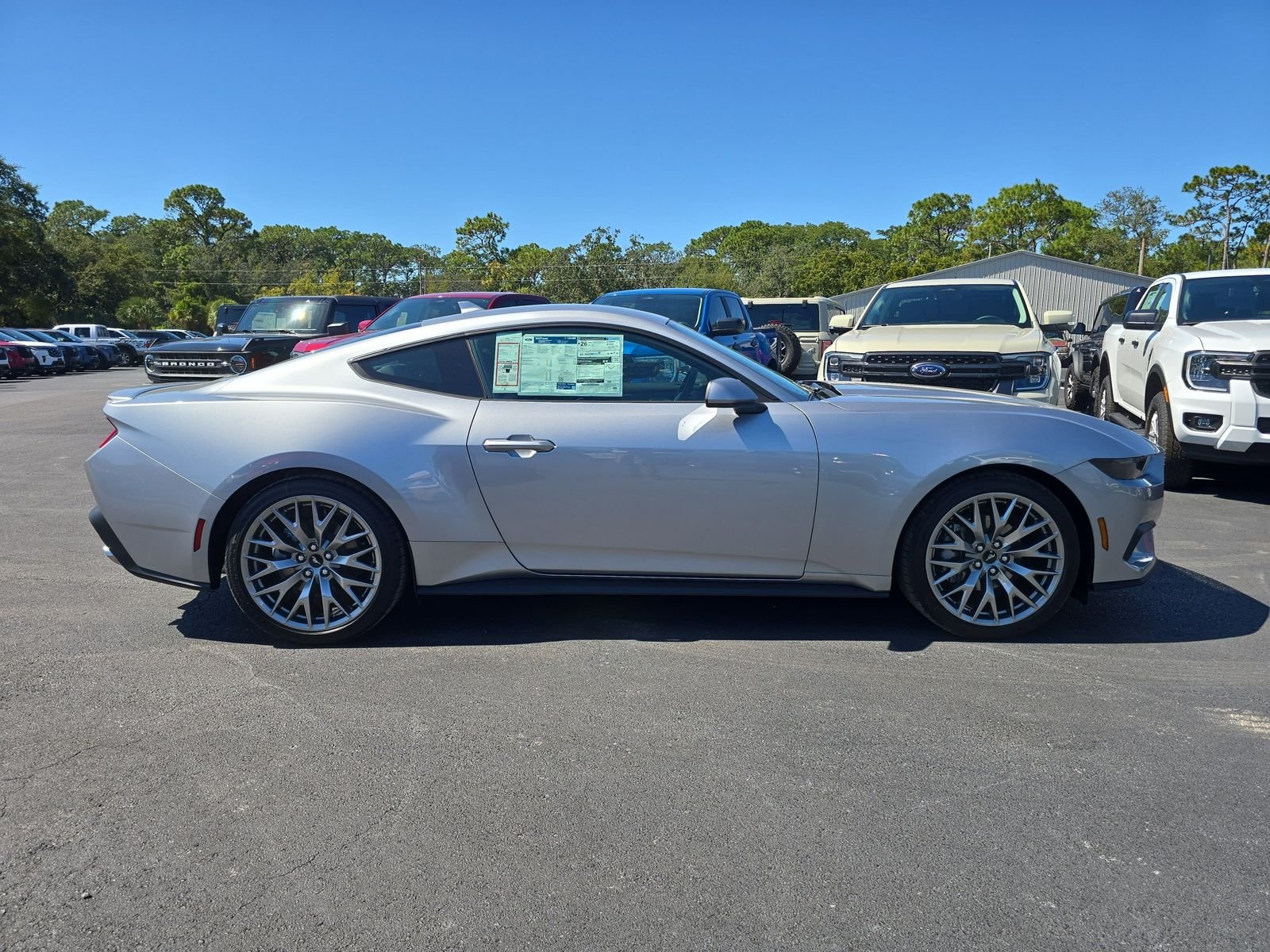 New 2025 Iconic Silver Metallic Ford EcoBoost Premium image 3