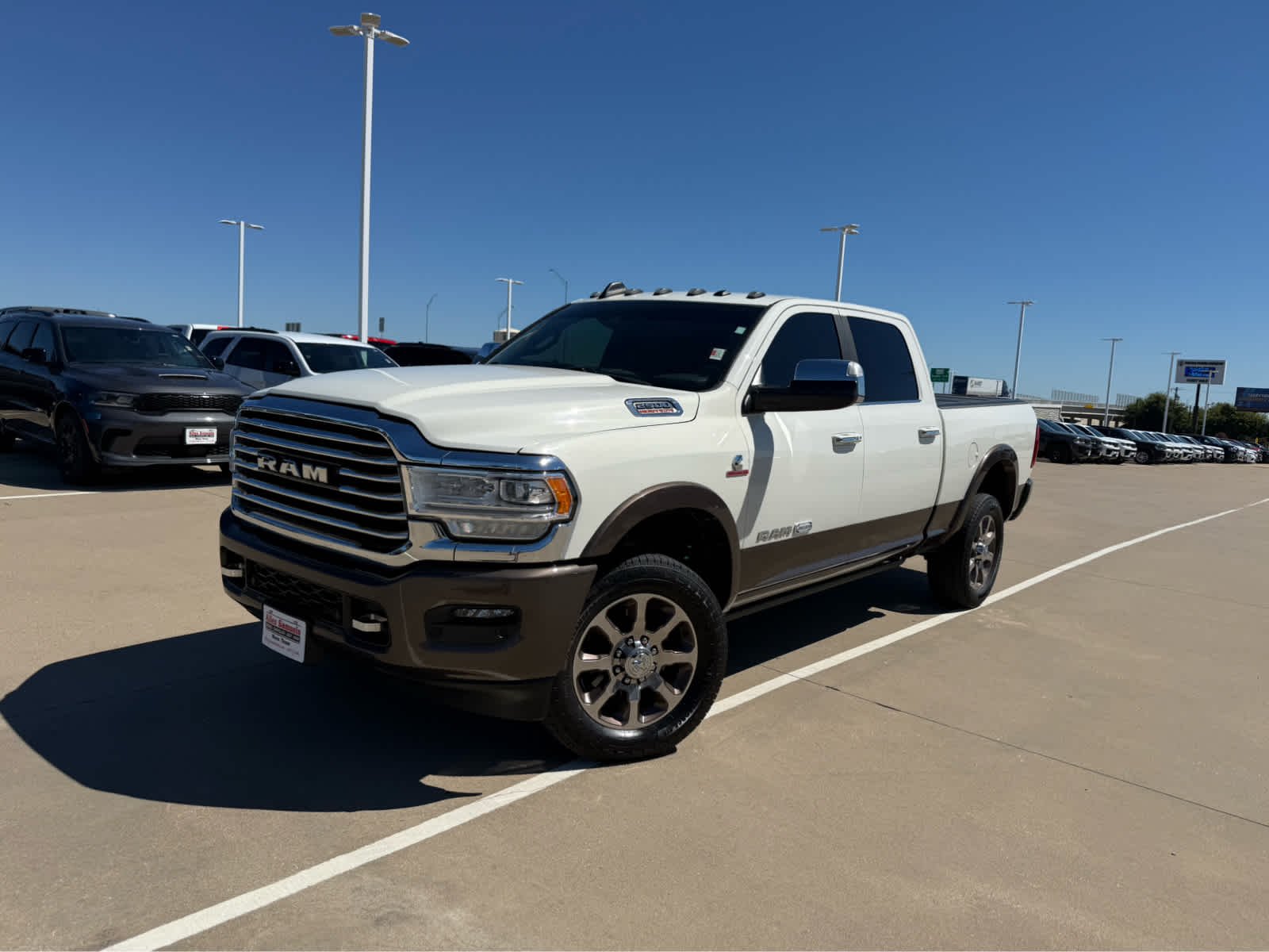 Used 2022 Pearl White Ram Longhorn image 2