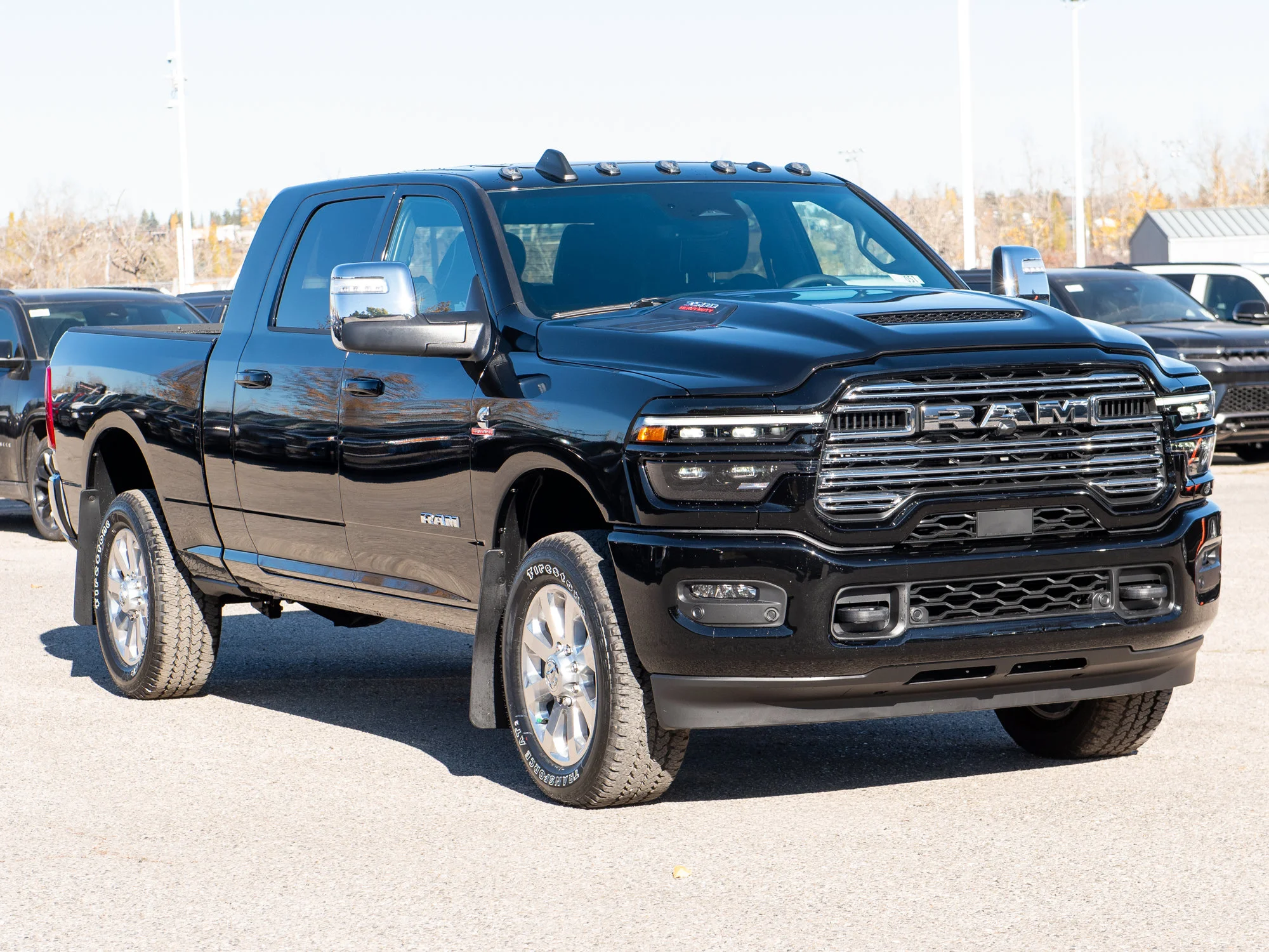 New 2027 Black RAM Laramie* Mega Cab 4x4, Sport Appearance Pkg, Sunroof, Heated/Ventilated Leather image 8