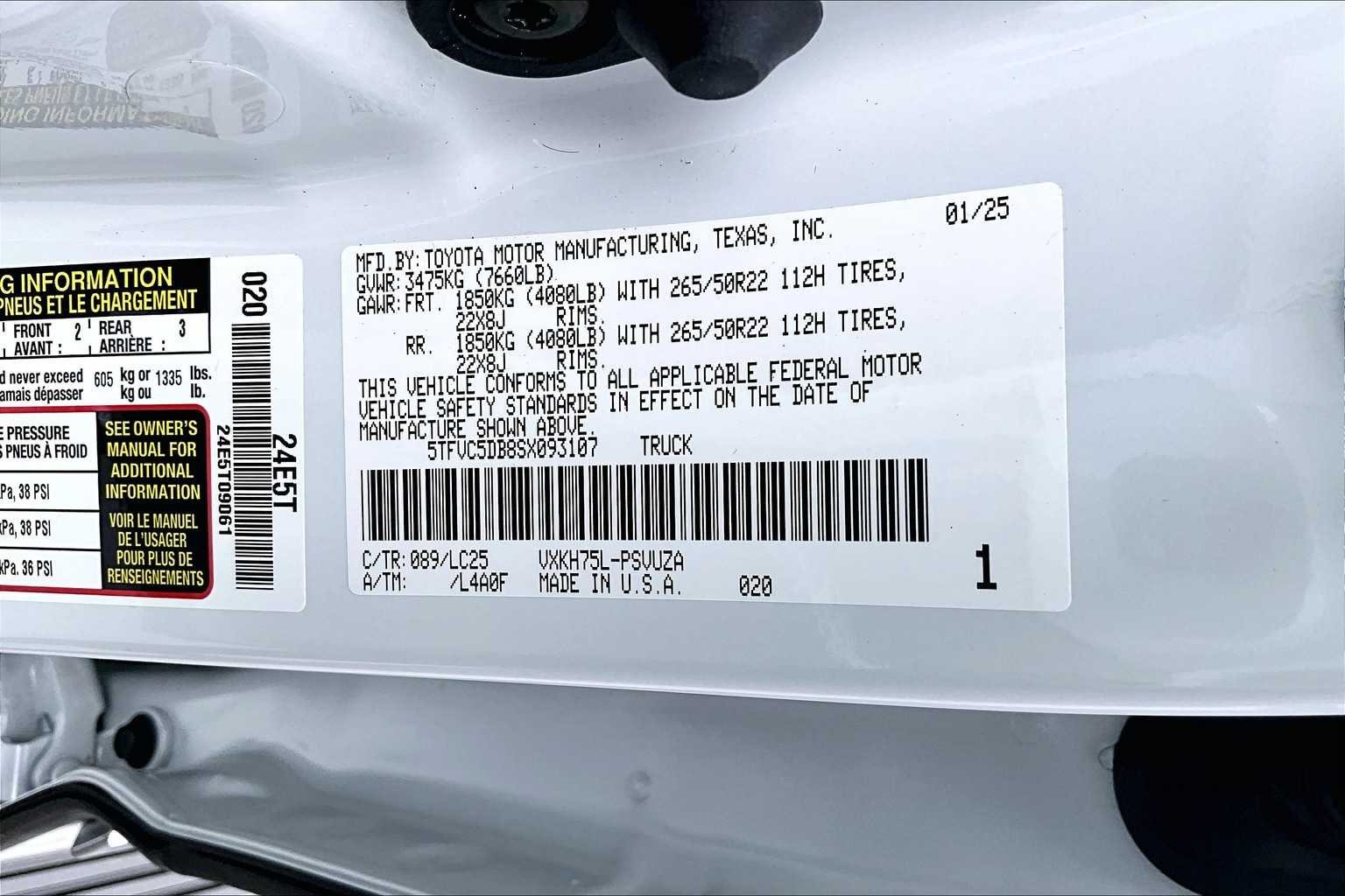 2025 Toyota Tundra Capstone - Photo 22