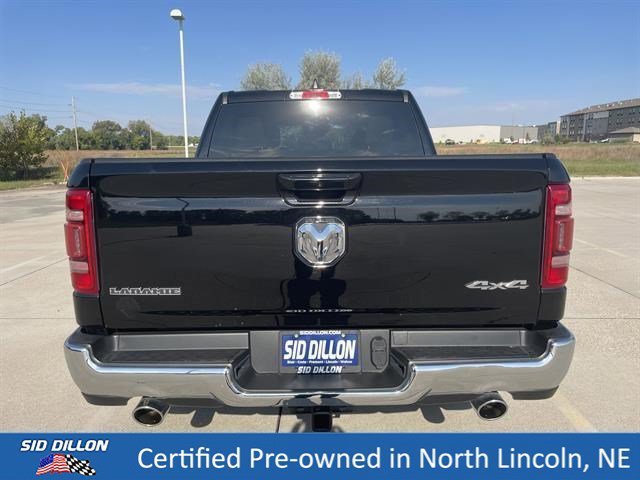 Used 2023 Diamond Black Crystal Pearl Coat Ram Laramie image 5