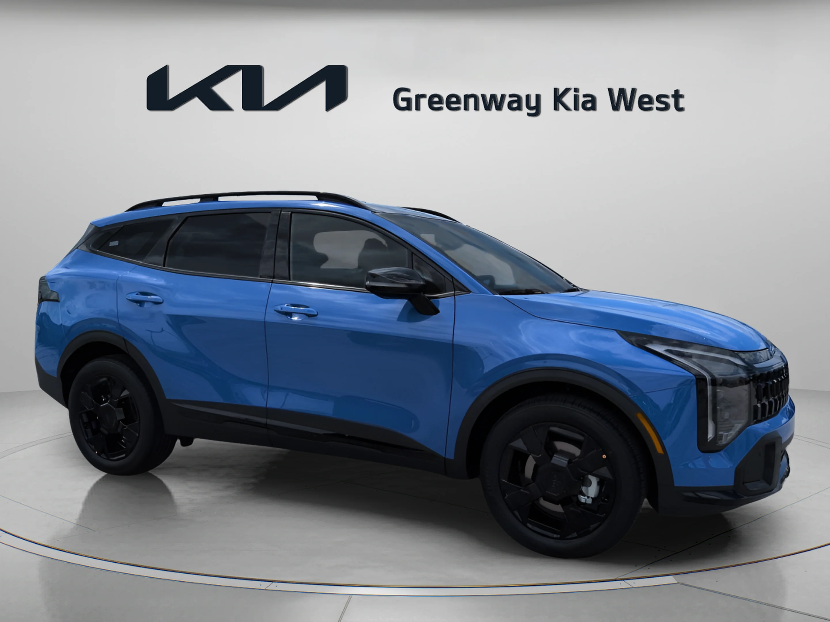 New 2026 Nebular Blue Kia X-Line image 1
