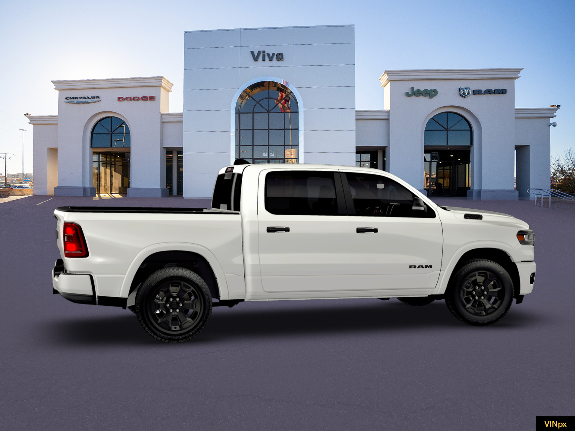 New 2026 Bright White Clear-Coat Exterior Paint RAM Big Horn/Lone Star image 15
