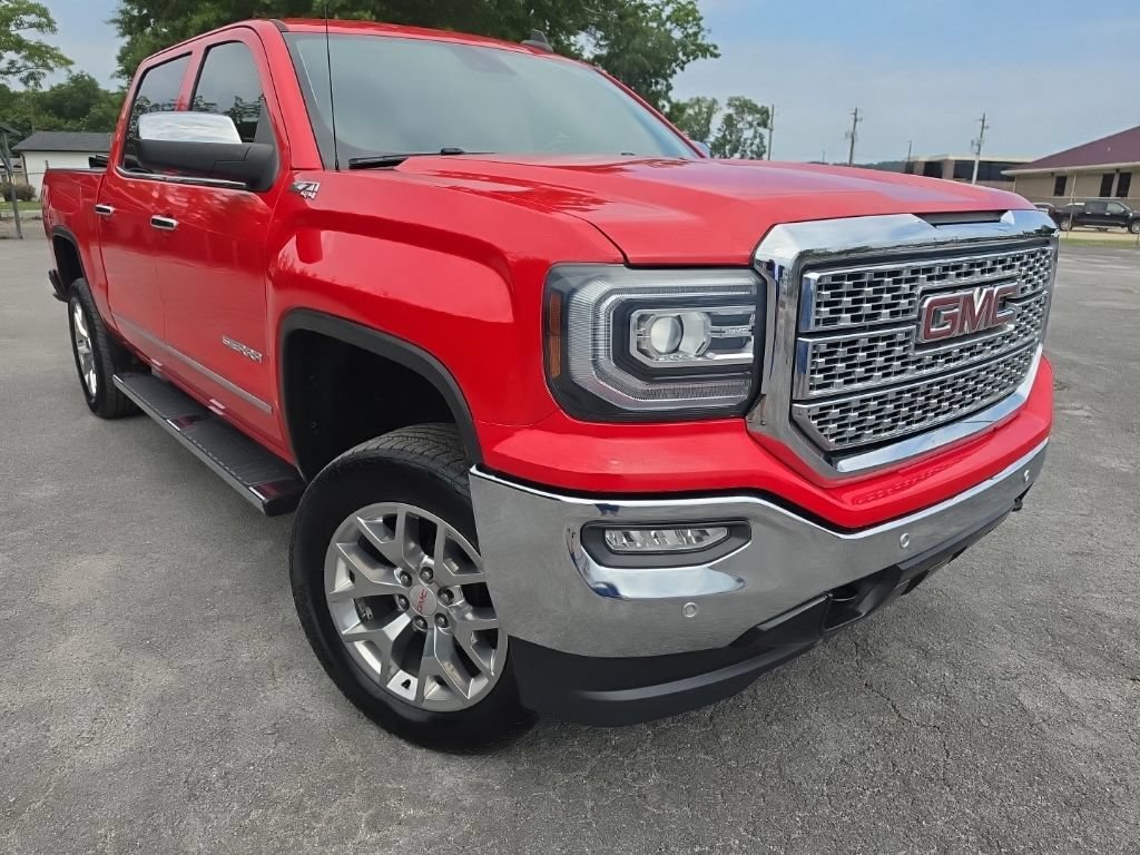 Used 2018 CARDINAL RED GMC SLT image 1