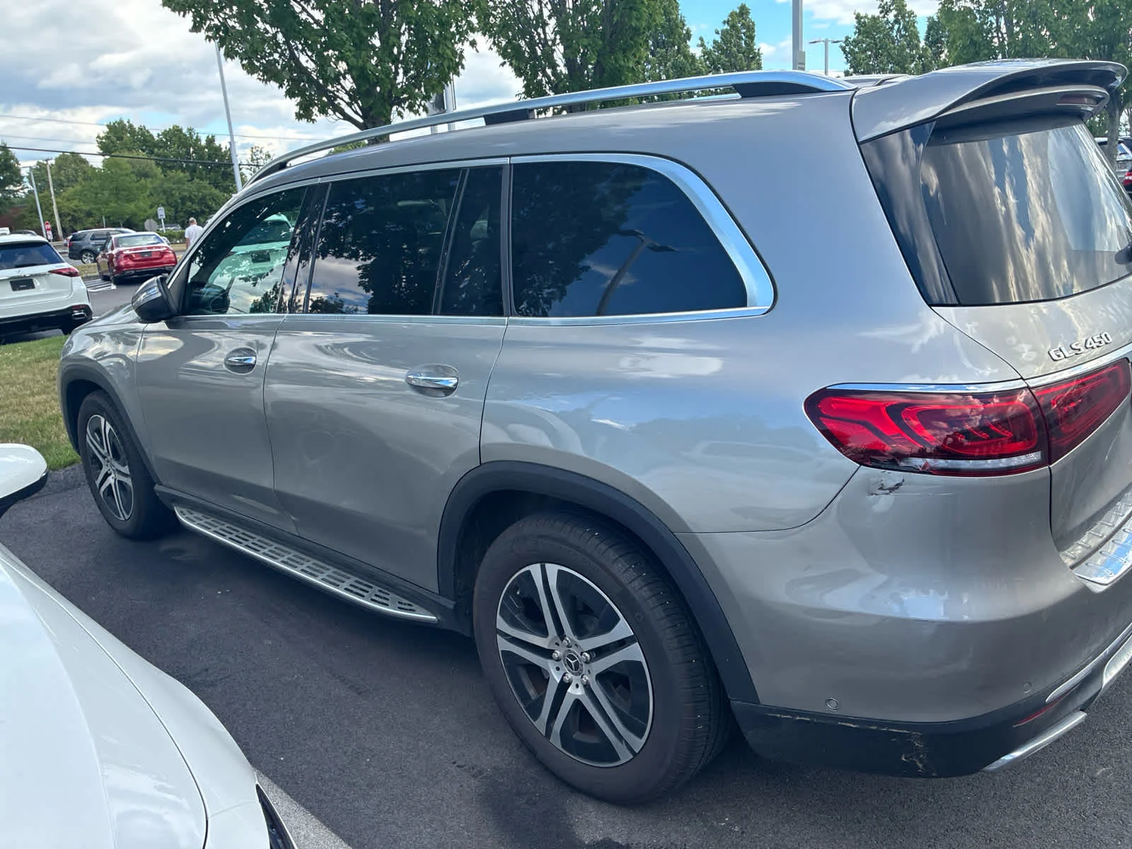Used 2020 Mojave Silver Metallic Mercedes-Benz GLS 450 image 2