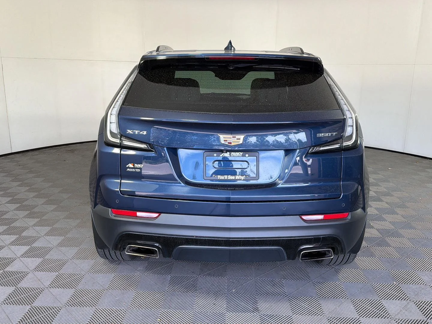 Used 2021 Twilight Blue Metallic Cadillac AWD Sport image 6