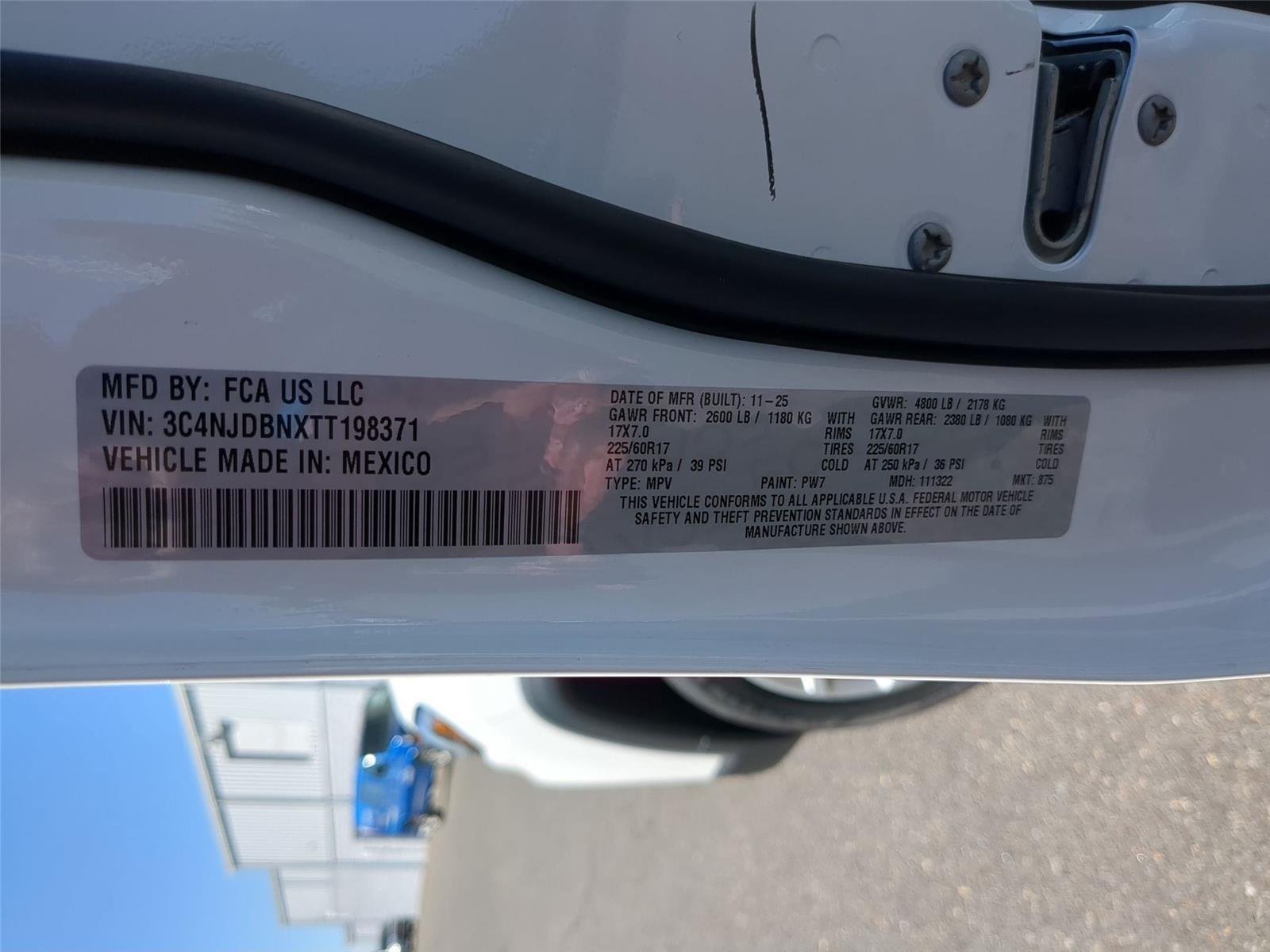 Used 2026 Bright White Clearcoat Jeep Latitude image 35