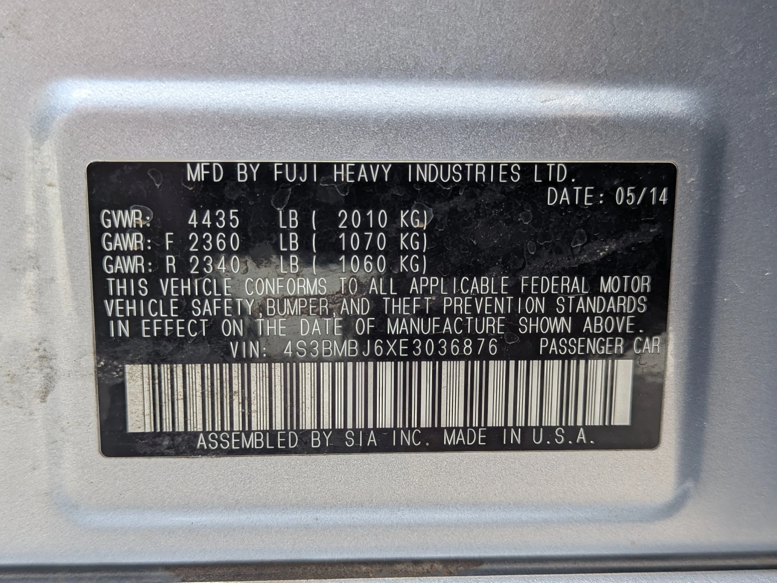 Used 2014 Ice Silver Metallic Subaru 2.5i Sport image 51