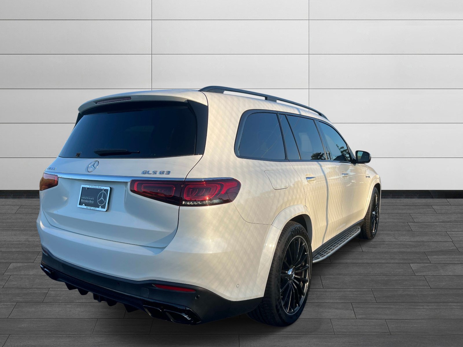 Certified Used 2021 Diamond White Metallic Mercedes-Benz GLS 63 AMG® image 3