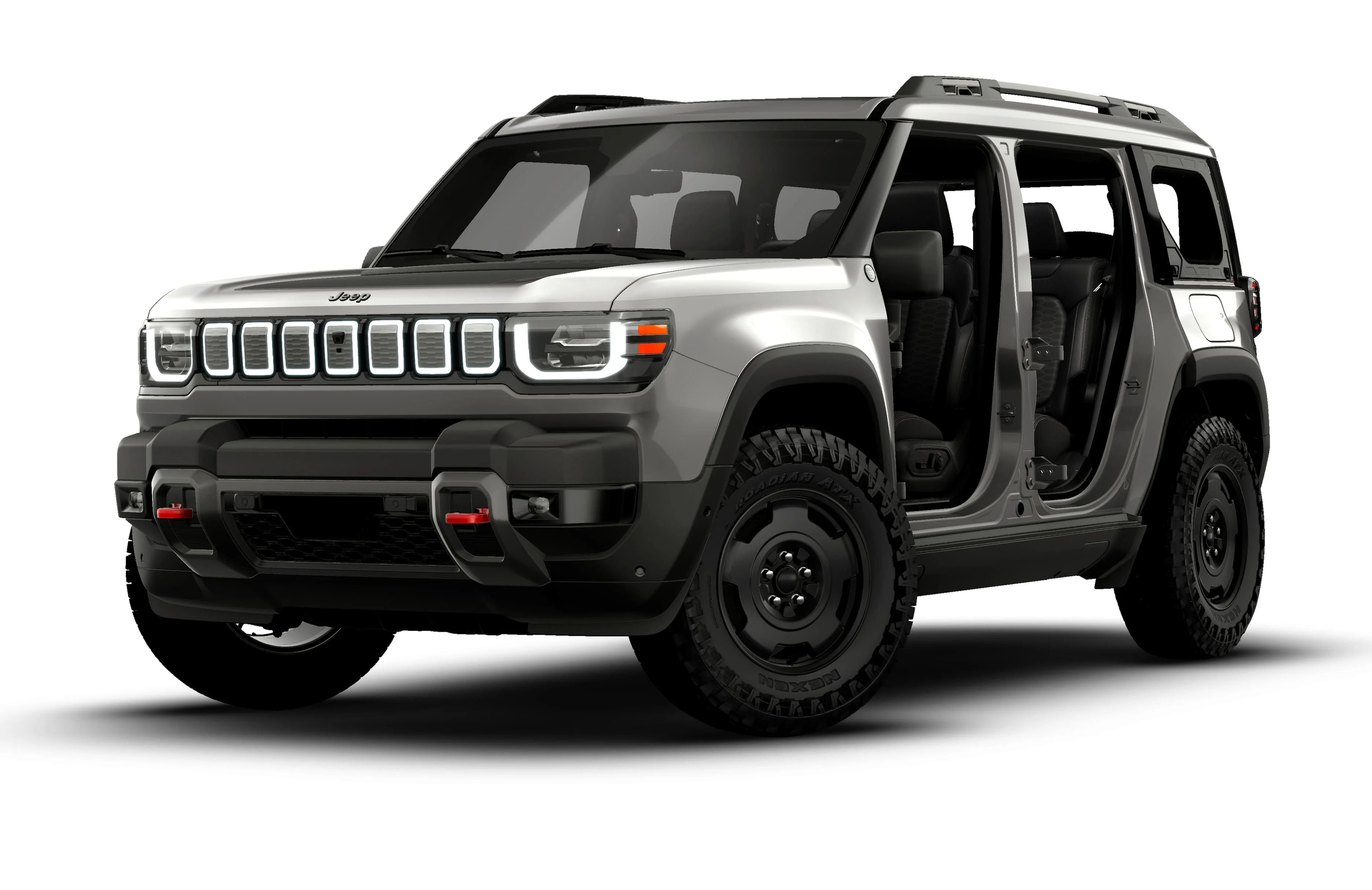 New 2026 Ceramic Gray Clear-Coat Exterior Paint Jeep Moab image 1