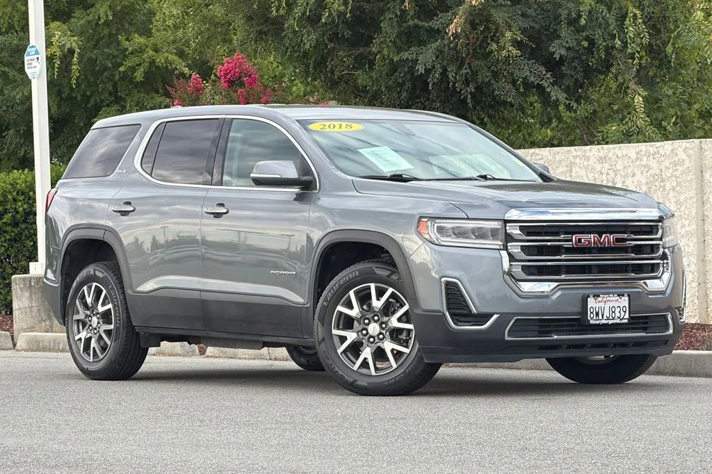 Used 2021 GMC Acadia SLE with VIN 1GKKNKLA0MZ216916 for sale in Morgan Hill, CA
