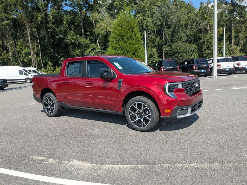 New 2026 Ruby Red Metallic Tinted Clearcoat Ford Lariat image 5