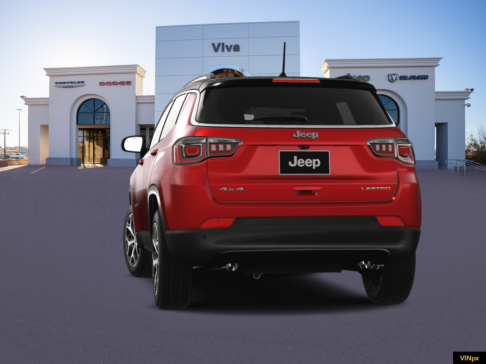 New 2026 Red Hot Pearl-Coat Exterior Paint Jeep Limited image 25