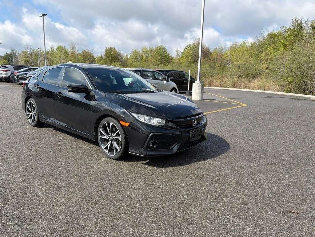 Used 2019 Crystal Black Pearl Honda Si image 3