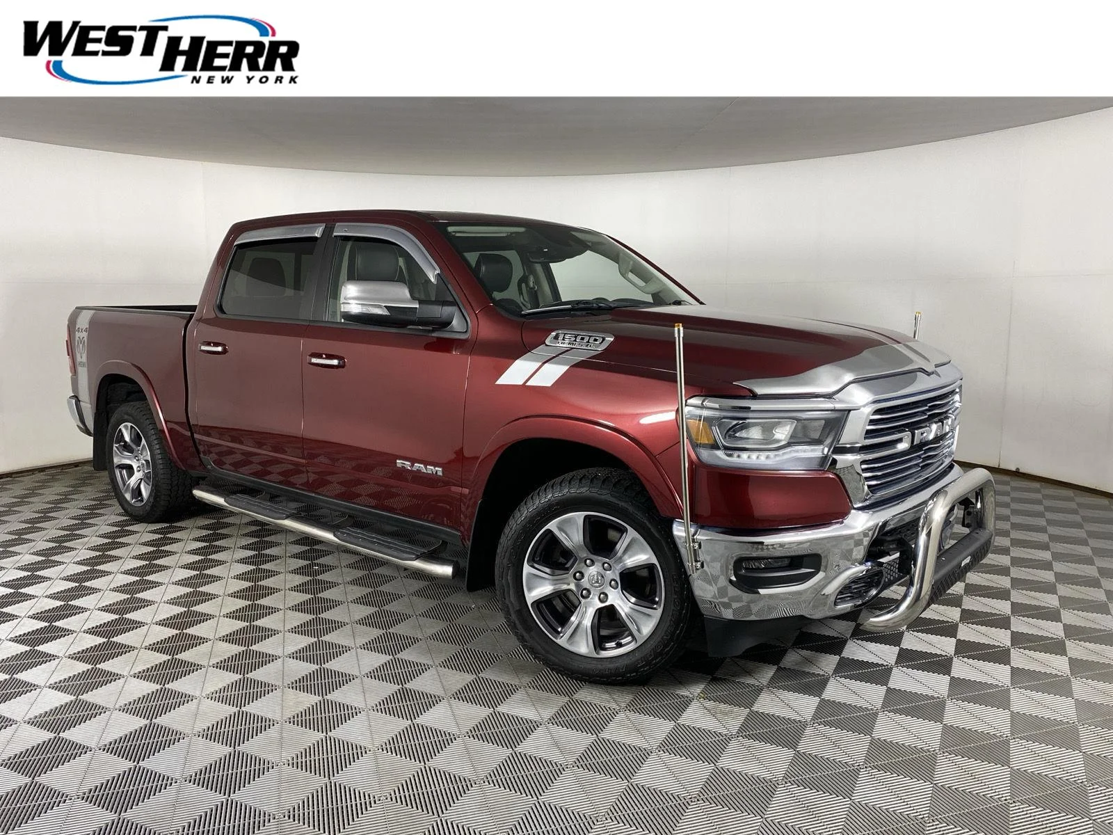 Used 2022 Delmonico Red Pearlcoat Ram Laramie image 1