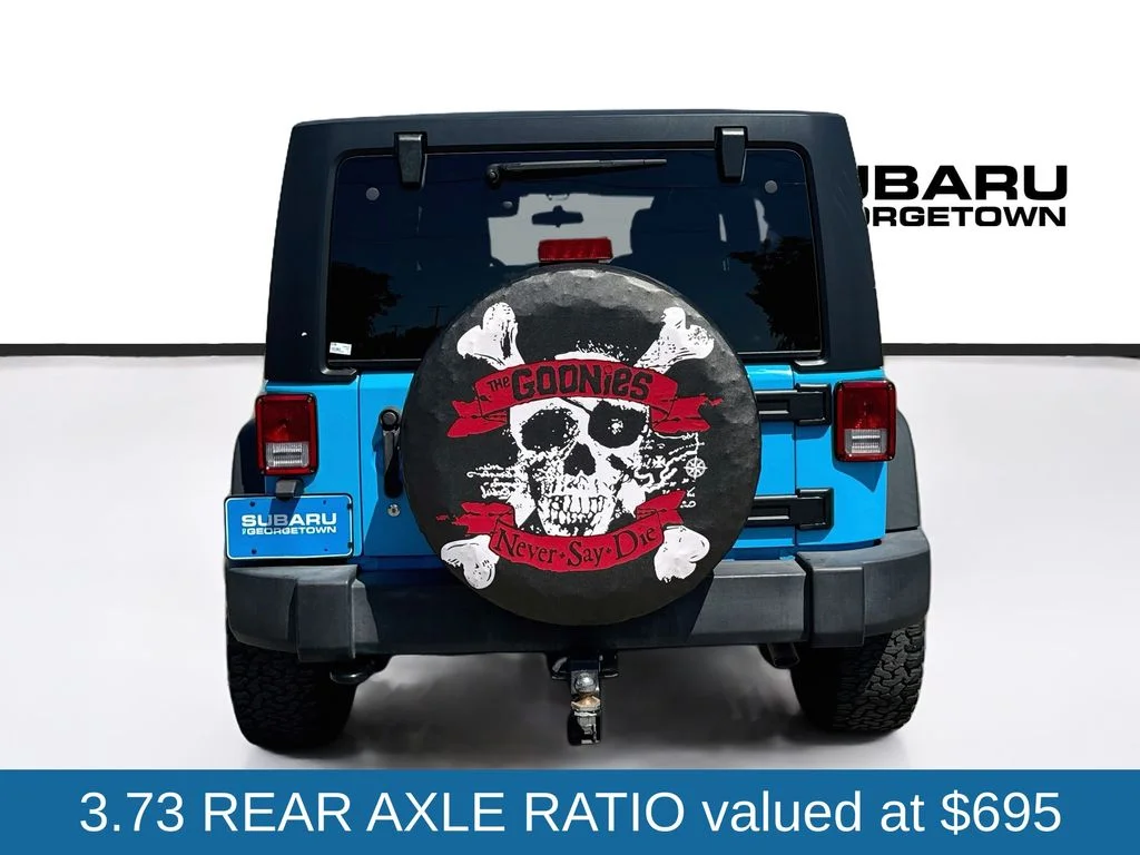 Used 2018 Blue Jeep Unlimited Sport image 7