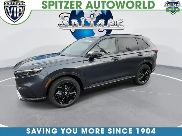 New 2027 Meteorite Gray Metallic Honda Sport Touring Hybrid AWD image 8