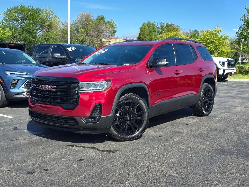 Certified Used 2023 VOLCANIC RED TINTCOAT GMC SLT image 2