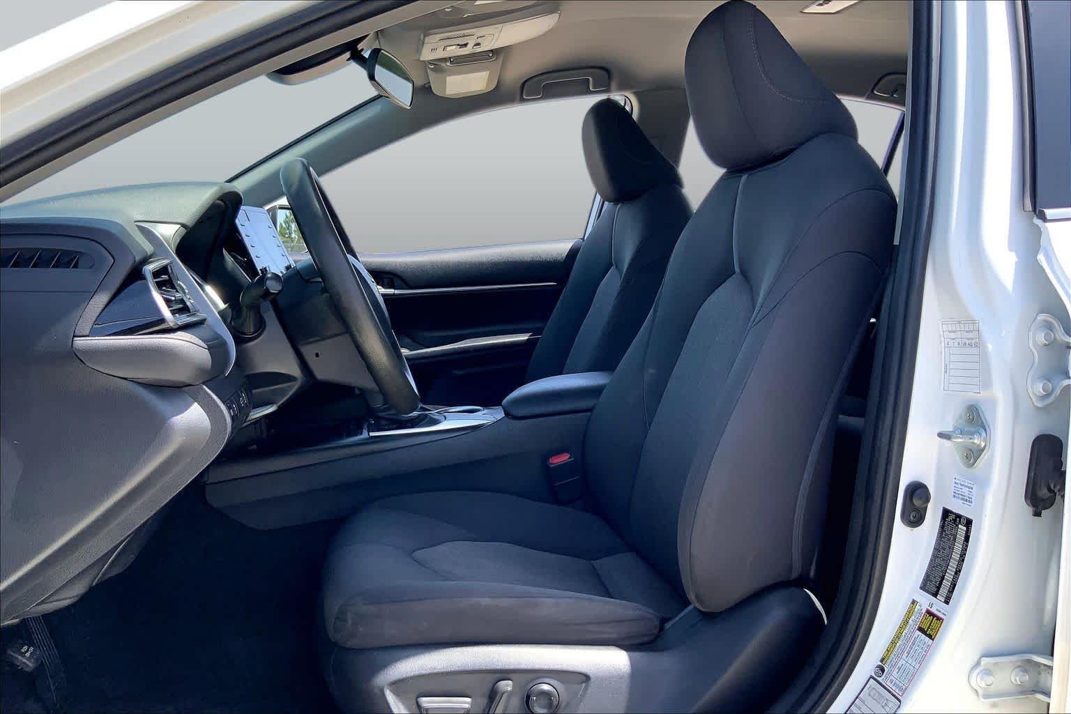 Used 2021 Super White Toyota LE image 8