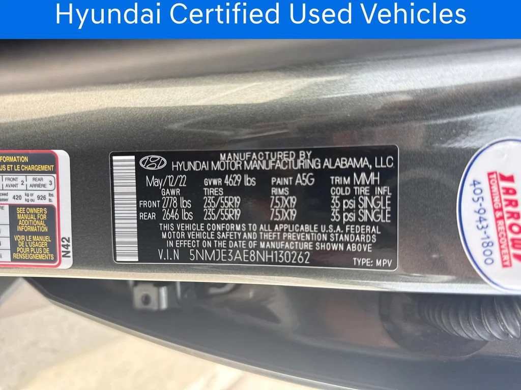 Certified Pre-Owned 2022 Hyundai Tucson Limited