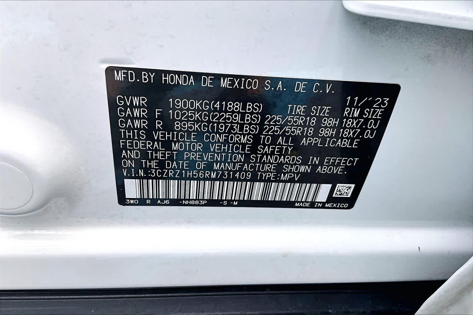 Certified Used 2024 Platinum White Pearl Honda Sport image 32