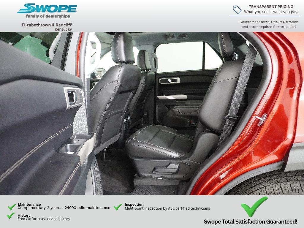 Used 2021 Rapid Red Metallic Tinted Clearcoat Ford XLT image 12