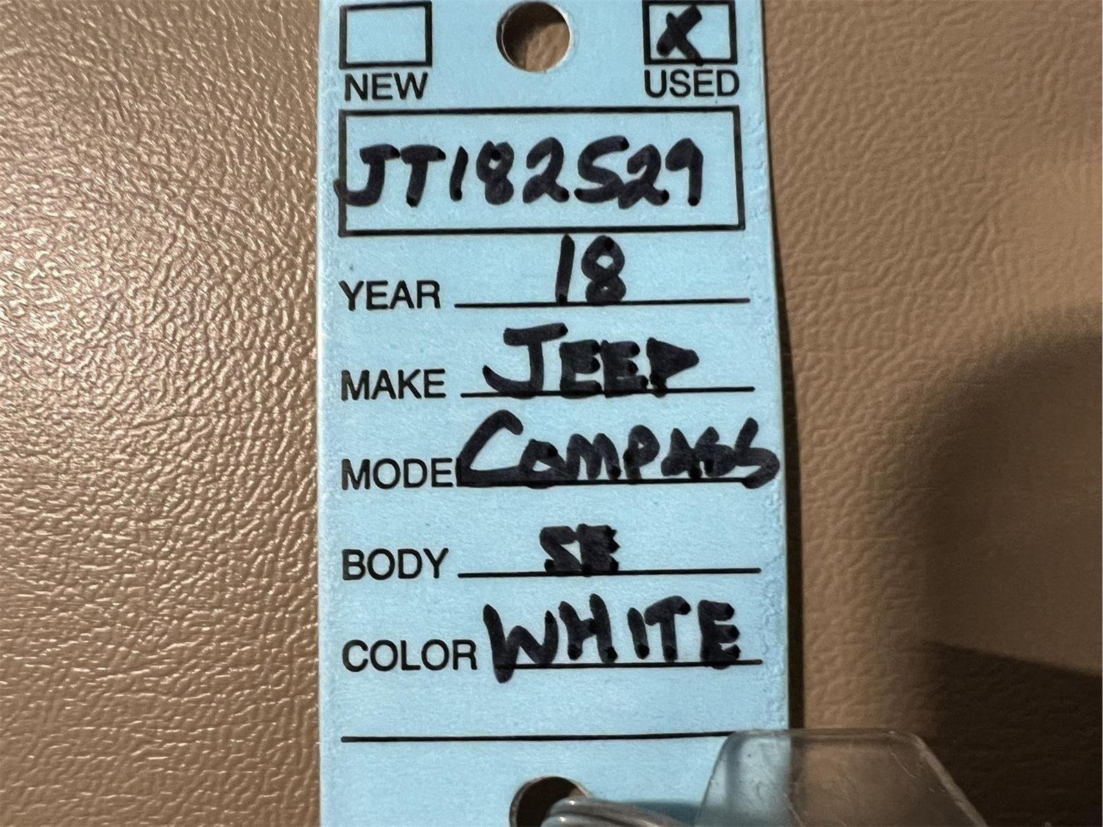 Used 2018 White Clearcoat Jeep Sport image 37