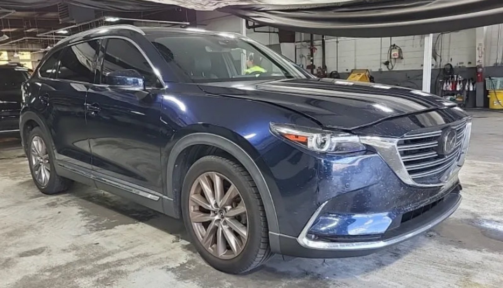 Used 2021 Deep Crystal Blue Mica Mazda Grand Touring image 4