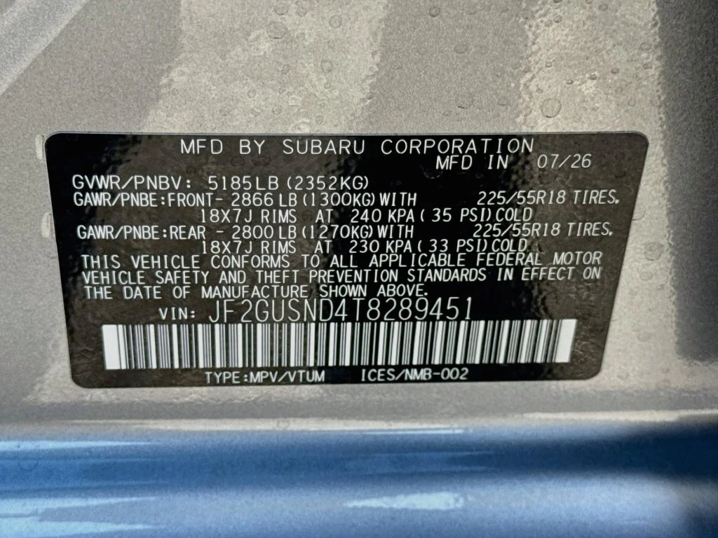 New 2026 Silver Subaru Limited image 40