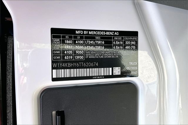 New 2026 White Mercedes-Benz Cargo 144 WB image 16