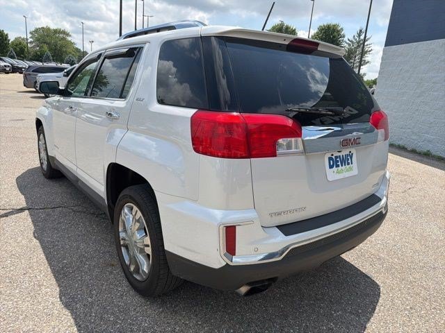 Used 2017 White Frost Tricoat GMC SLT image 3