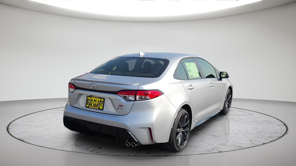 New 2026 Classic Silver Metallic Toyota Hybrid SE image 8