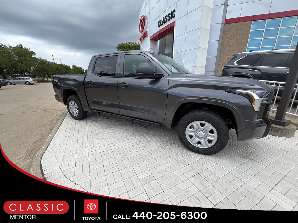 New 2026 Magnetic Gray Metallic Toyota SR CrewMax 5.5